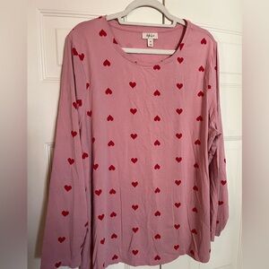 Style & Co Heart Top